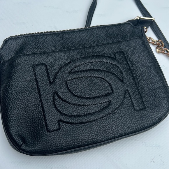 BEBE black Women’s Crossbody Bag Purse with chain - Picture 11 of 11